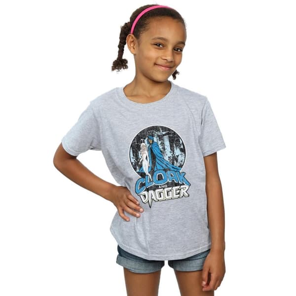 Marvel Girls Cloak And Dagger Retro Cotton T-Shirt