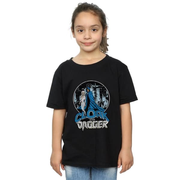 Marvel Girls Cloak And Dagger Retro Cotton T-Shirt