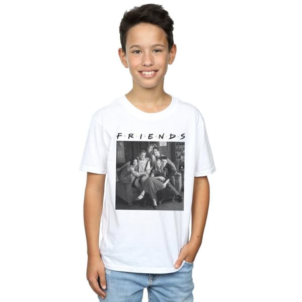 Friends Svartvit foto-T-shirt för pojkar