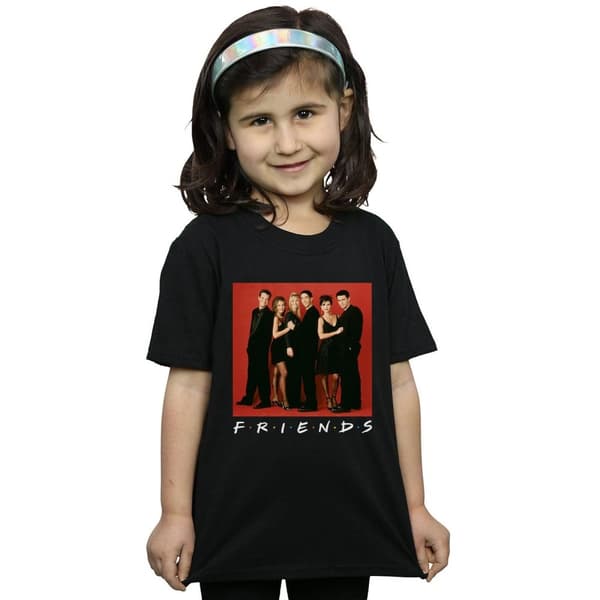 Friends Girls Group Photo Formal Cotton T-Shirt