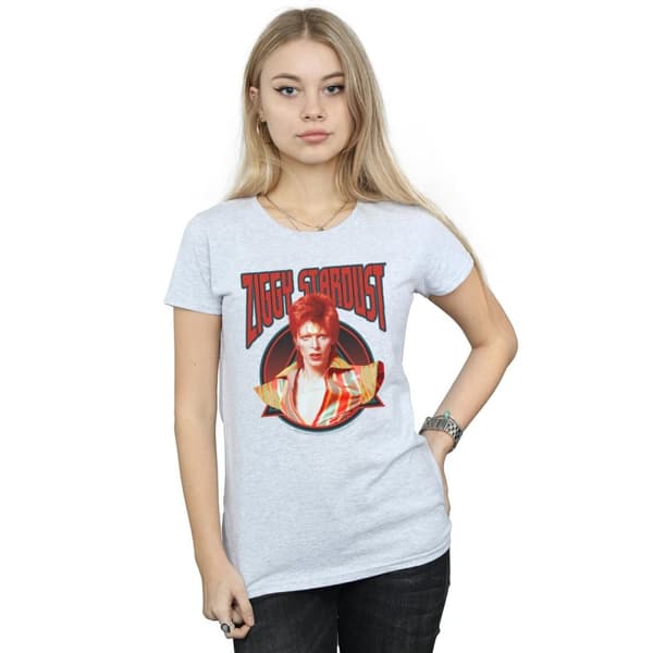 David Bowie Womens/Ladies Ziggy Stardust Cotton T-Shirt