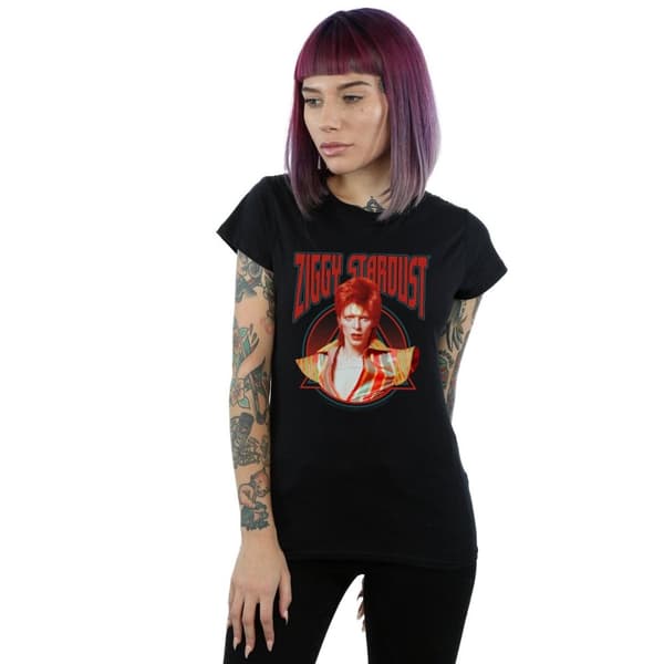 David Bowie Womens/Ladies Ziggy Stardust Cotton T-Shirt