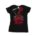 Pikkukuva 1 / 3: Marvel Womens/Ladies Deadpool Pose Splat Cotton T-Shirt
