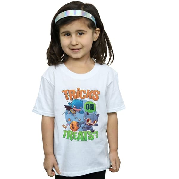 DC Comics Girls Super Friends Tricks Or Treats T-shirt i bomull
