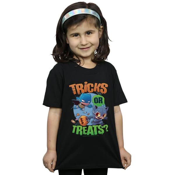 DC Comics Girls Super Friends Tricks Or Treats T-shirt i bomull