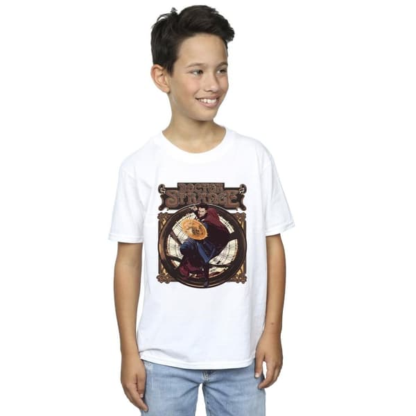 Marvel Boys Doctor Strange Circle T-Shirt