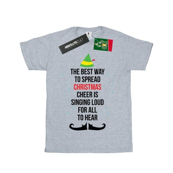 Elf T-shirt med text för pojkar - Christmas Cheer