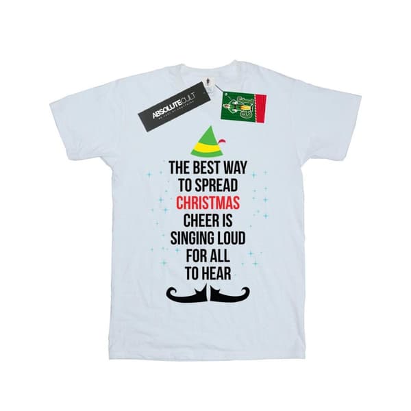 Elf T-shirt med text för pojkar - Christmas Cheer