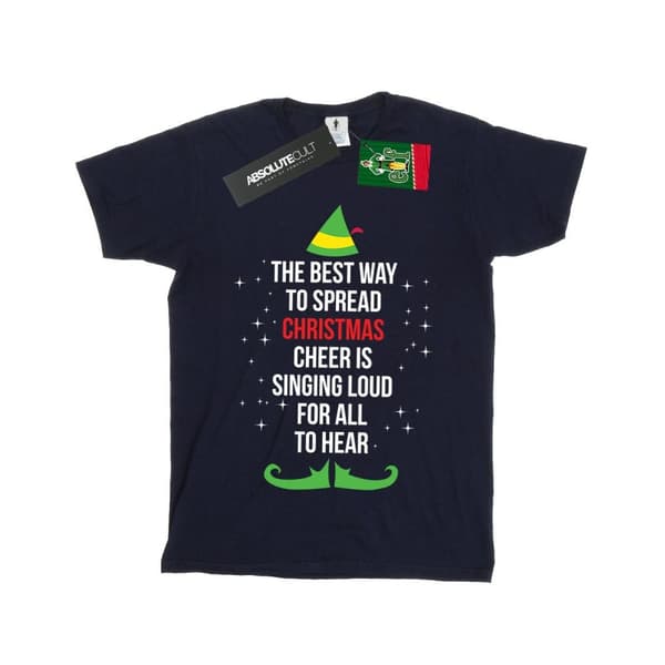 Elf T-shirt med text för pojkar - Christmas Cheer