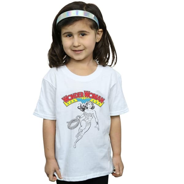 DC Comics Girls Wonder Woman Lasso Cotton T-Shirt