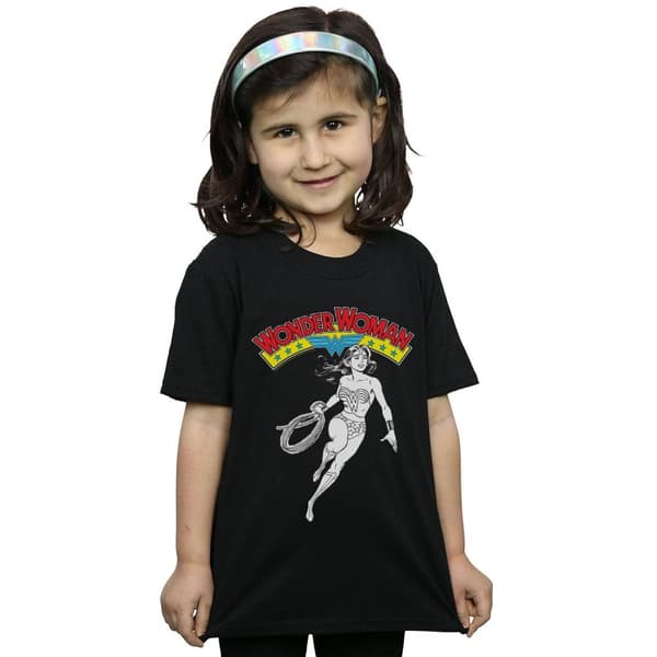 DC Comics Girls Wonder Woman Lasso Cotton T-Shirt