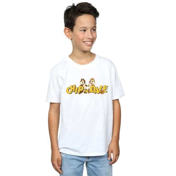 Disney Pojkar - Chip And Dale - T-shirt med logotyp