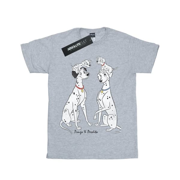 Disney 101 Dalmatiner - Klassisk t-shirt med Pongo och Perdita för pojkar