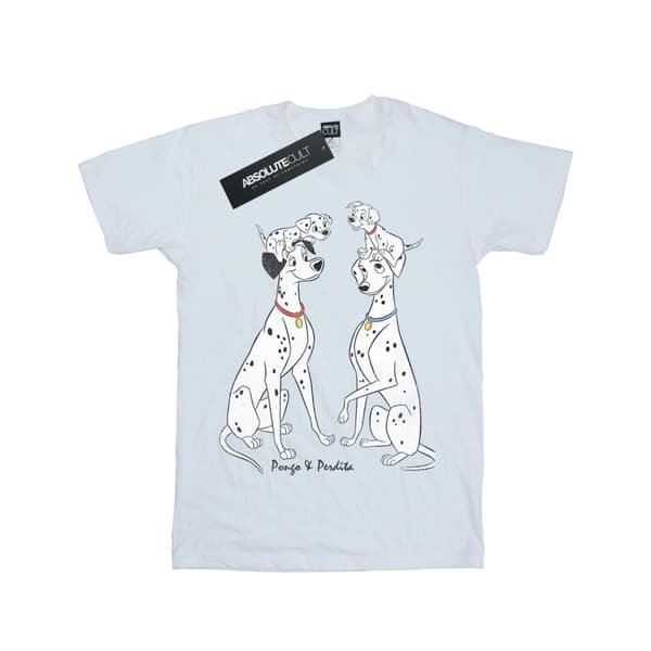 Disney 101 Dalmatiner - Klassisk t-shirt med Pongo och Perdita för pojkar