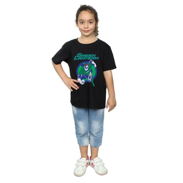 DC Comics Girls Green Lantern Leap Cotton T-Shirt