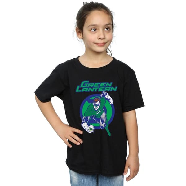 DC Comics Girls Green Lantern Leap Cotton T-Shirt