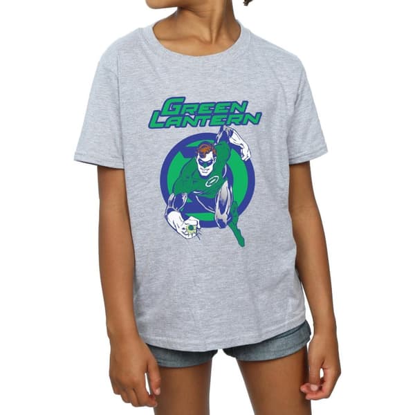 DC Comics Girls Green Lantern Leap Cotton T-Shirt