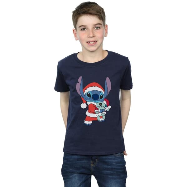 Disney Boys Lilo And Stitch Stitch Christmas T-Shirt