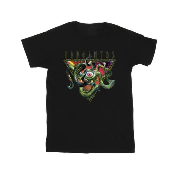 Marvel Girls Doctor Strange Gargantos Cotton T-Shirt Black 5-6 Years