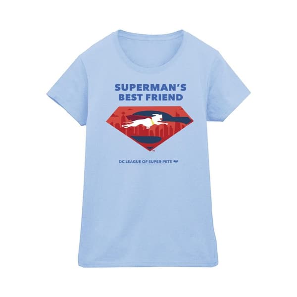 DC Comics Dam/Tjej DC Comics DC League Of Super-Pets - Supermans bästa vän - T-shirt i bomull