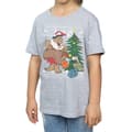Miniatyrbillede 3 af 5: The Flintstones Girls Christmas Fair Isle Cotton T-Shirt