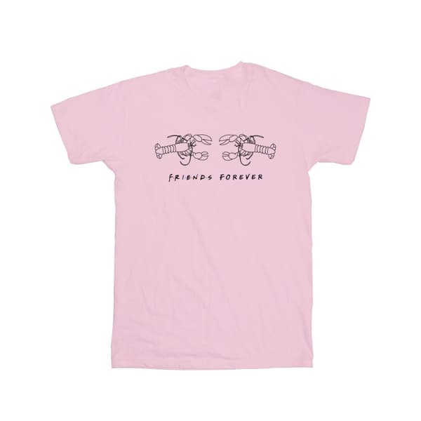 Friends Boys Lobster Logo T-Shirt Baby Pink 12-13 Years