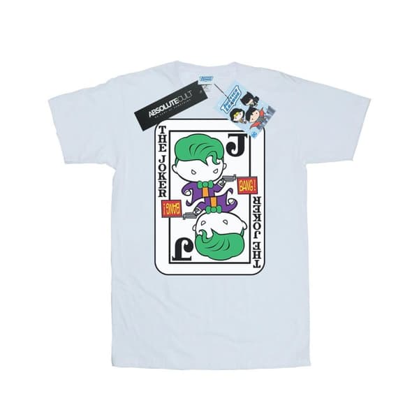DC Comics Mens Chibi Joker Playing Card T-Shirt