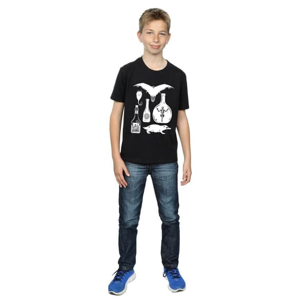 Fantastic Beasts T-shirt med enfärgade ikoner för pojkar