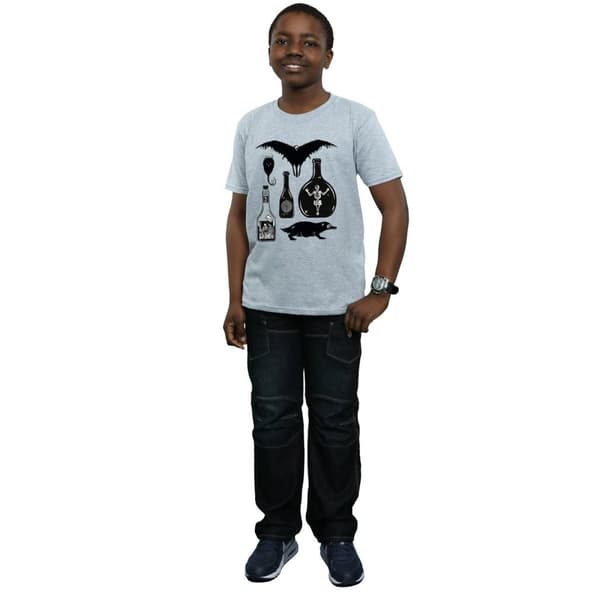 Fantastic Beasts T-shirt med enfärgade ikoner för pojkar