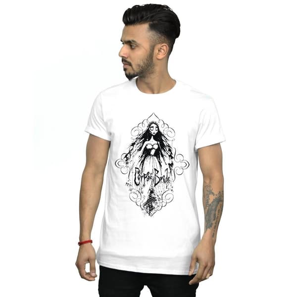 Corpse Bride Mens Sketched Bride T-Shirt