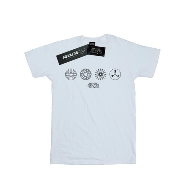 Fantastic Beasts Cirkulära ikoner - bomulls-T-shirt för flickor