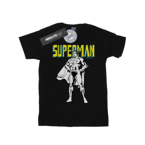 DC Comics Superman Mono Action Pose T-shirt i bomull för flickor