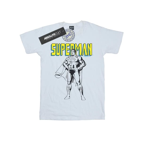DC Comics Superman Mono Action Pose T-shirt i bomull för flickor