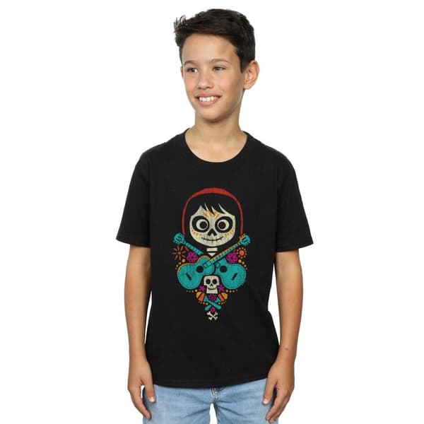 Disney Boys Coco Miguel Crossed Guitars T-Shirt