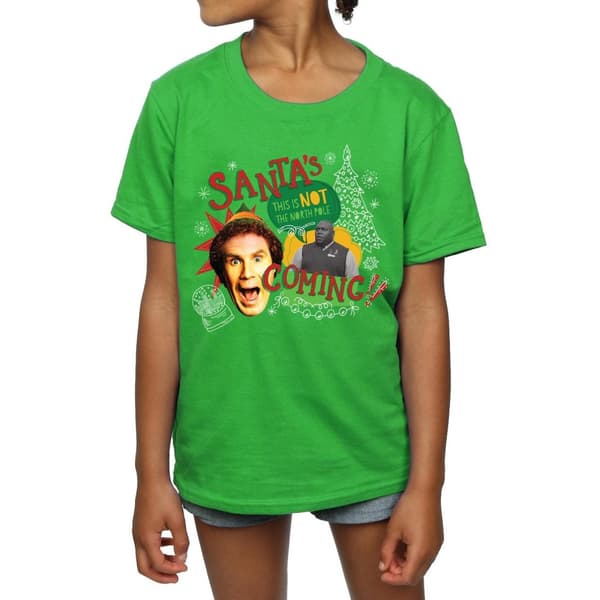 Elf Girls North Pole Cotton T-Shirt