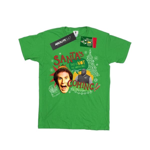 Elf Girls North Pole Cotton T-Shirt