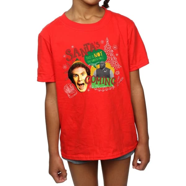 Elf Girls North Pole Cotton T-Shirt