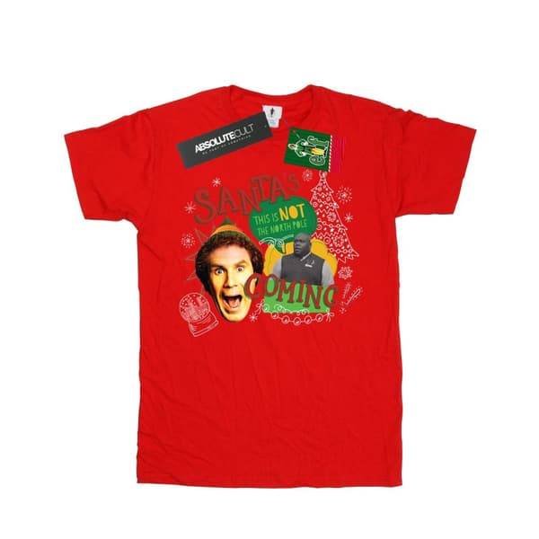 Elf Girls North Pole Cotton T-Shirt