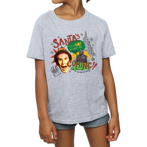 Elf Girls North Pole Cotton T-Shirt