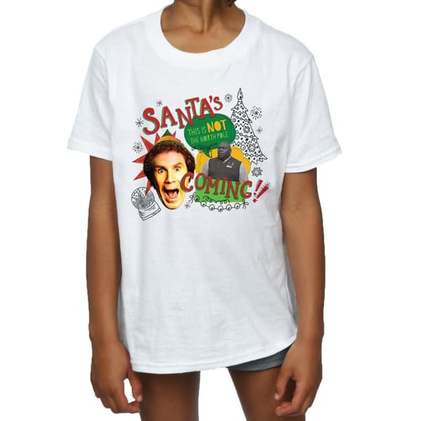 Elf Girls North Pole Cotton T-Shirt