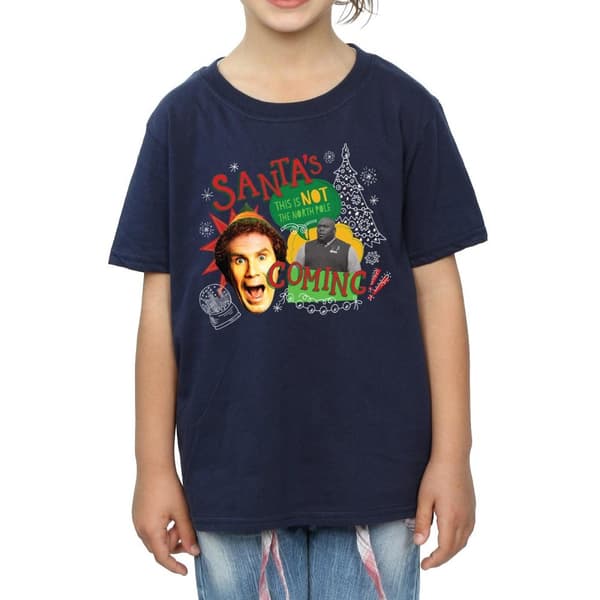 Elf Girls North Pole Cotton T-Shirt