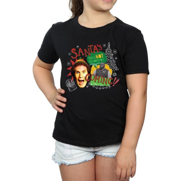 Elf Girls North Pole Cotton T-Shirt