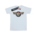 Miniatyrbild 1 av 3: Marvel T-shirt med bröstemblem från Captain Marvel för pojkar