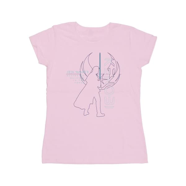 Star Wars Womens/Ladies Obi-Wan Kenobi Jedi Master Balance Cotton T-Shirt