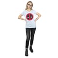 Miniatyrbild 4 av 5: Marvel Dam/Tjej - Deadpool - T-shirt i bomull med stor ren logotyp