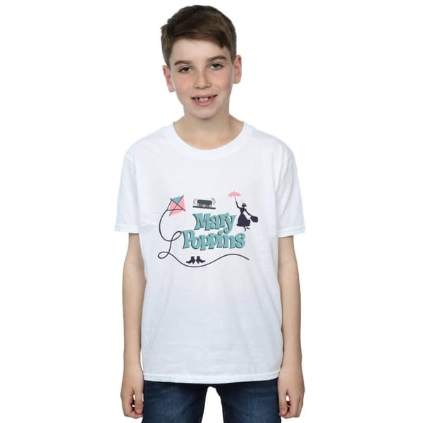 Disney T-shirt med Mary Poppins-logotyp för pojkar