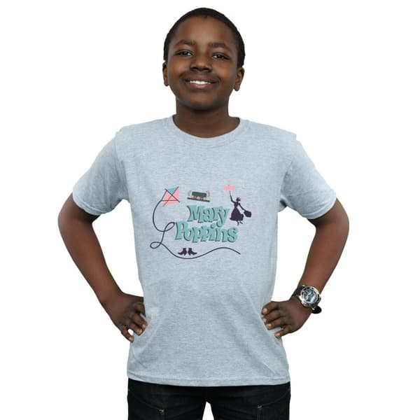 Disney T-shirt med Mary Poppins-logotyp för pojkar