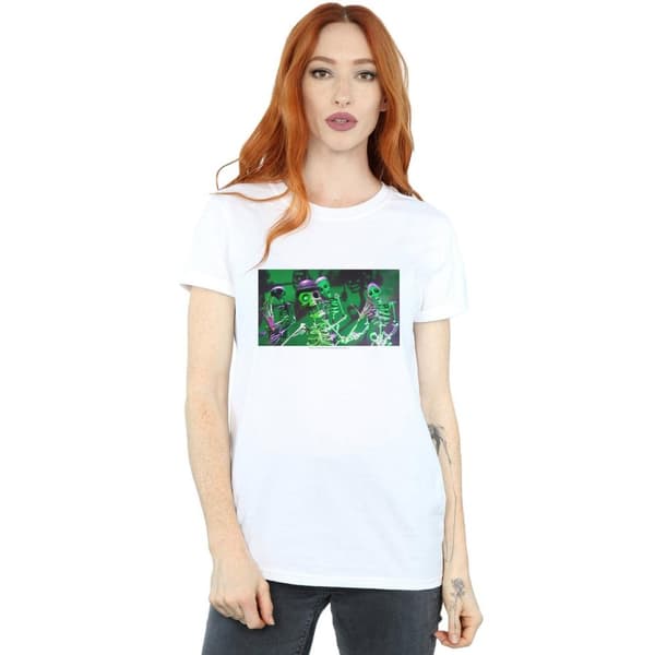 Corpse Bride Dam/Tjej Mr Bone Jangles Boyfriend T-shirt i bomull