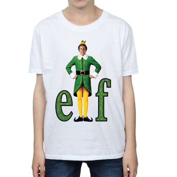 Elf T-shirt med Buddy-logotyp för pojkar