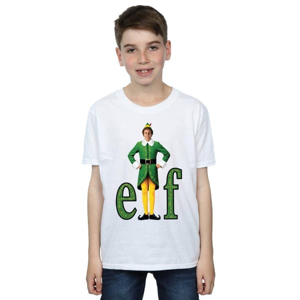 Elf T-shirt med Buddy-logotyp för pojkar